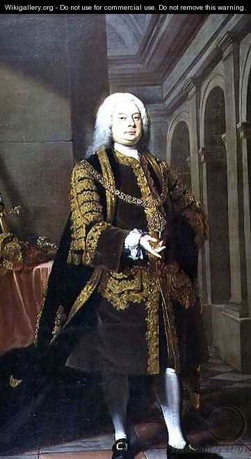 Portrait of Sir John Barnard 1685-1764 Lord Mayor in 1737 - Joseph Highmore