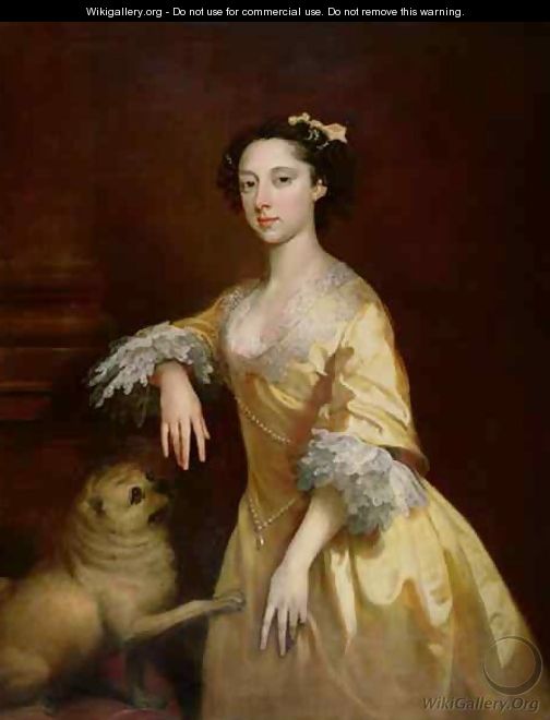 Lady with a Pug Dog - Joseph Highmore