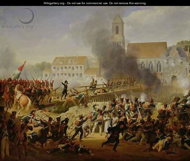 The Battle of Landschut - Louis Hersent