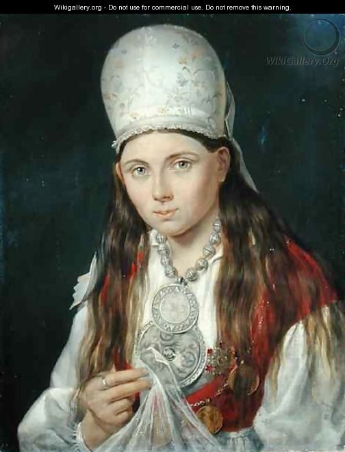 Estonian Girl - Gustav Adolf Hippius