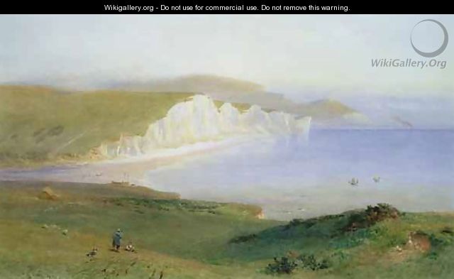 The Seven Sisters and the Mouth of the Cuckmere - Henry George Hine
