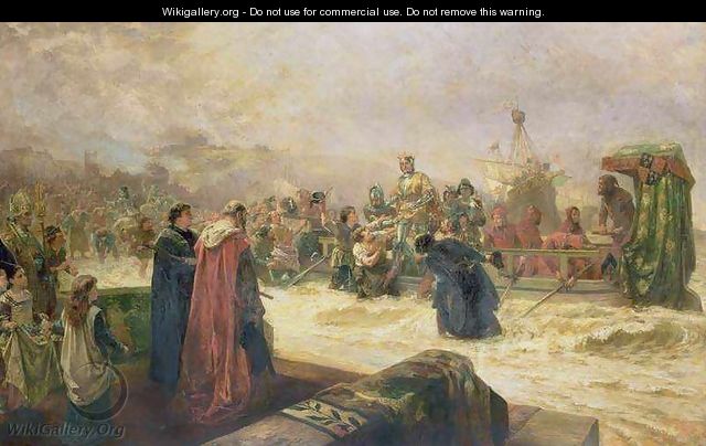 Englands Welcome to Henry V 1387-1422 after Agincourt - Robert Alexander Hillingford