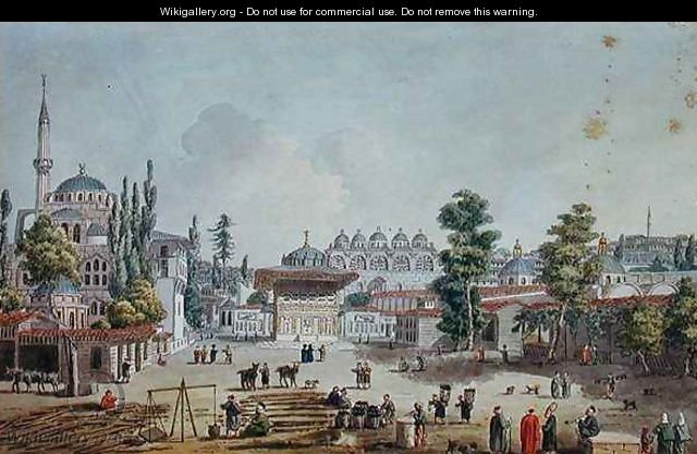 View of Tophane Karakoy - Jean-Baptiste Hilaire