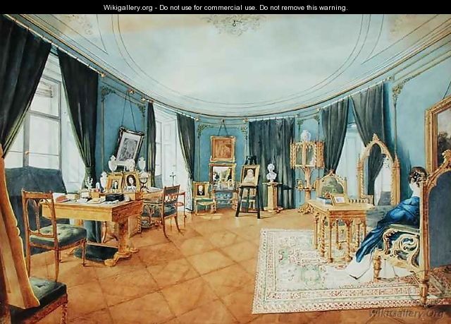 An Artists Room in Vienna - Ludwig Hild