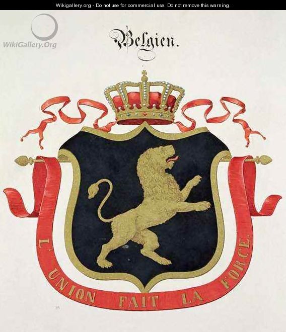 Arms of the Belgian Royal Family - C. Hildebrandt