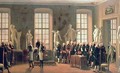 Gustav IV Adolfs visit to the Academy of Fine Arts in 1797 - Pehr Hillestrom
