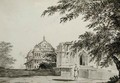 A view of the Mosque at Mounheer from the South East - William Hodges