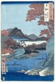 Tatsuta River Yamato Province - Utagawa or Ando Hiroshige