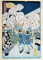 Cherry Blossom at Asakura - Utagawa or Ando Hiroshige