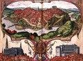 Map of Toledo from Civitates Orbis Terrarum - (after) Hoefnagel, Joris