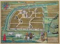 Map of Moscow from Civitates Orbis Terrarum - (after) Hoefnagel, Joris