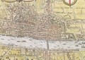 Map of London from Civitates Orbis Terrarum 3 - (after) Hoefnagel, Joris
