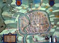Map of Haarlem from Civitates Orbis Terrarum - (after) Hoefnagel, Joris