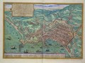 Map of Naples from Civitates Orbis Terrarum - (after) Hoefnagel, Joris