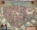Map of Nijmegen from Civitates Orbis Terrarum 2 - (after) Hoefnagel, Joris