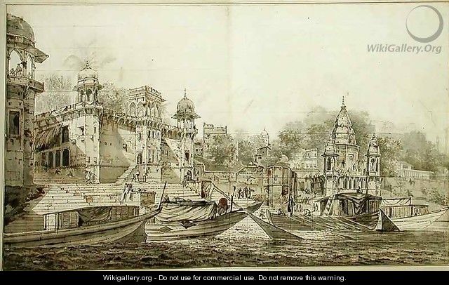 View of Part of the City of Benares - William Hodges