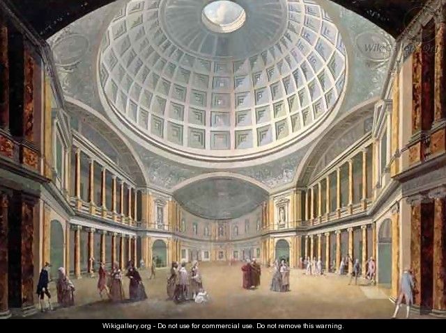 Interior of the Pantheon Oxford Road London - William Hodges