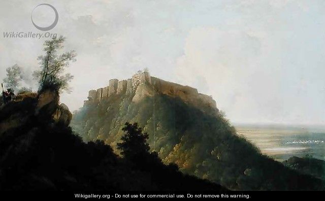 The Fort of Bidjegur - William Hodges