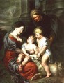 Madonna and Child with St Elizabeth and the Infant St John the Baptist - Jan van den Hoecke