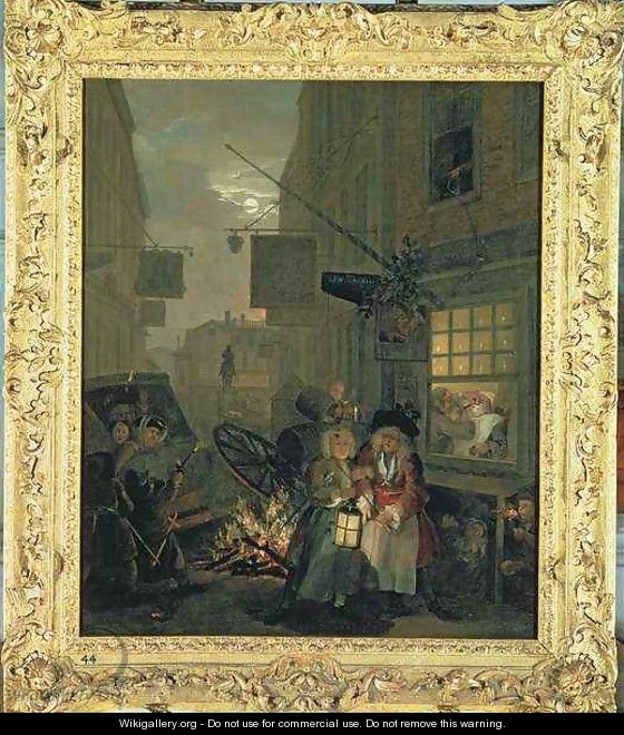 The Times of the Day Night - William Hogarth