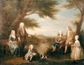 John and Elizabeth Jeffreys and their Children - William Hogarth