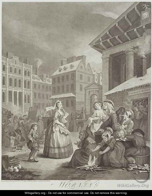 Times of the Day Morning - William Hogarth