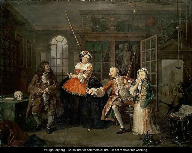 Marriage a la Mode III The Inspection - William Hogarth