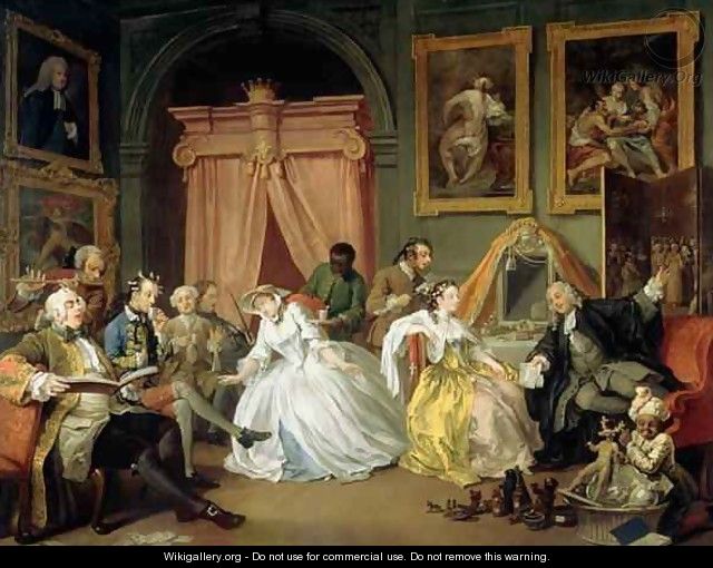 Marriage a la Mode IV The Toilette - William Hogarth