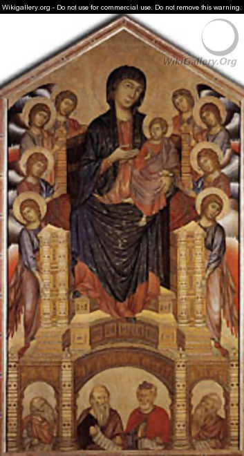 The Madonna In Majesty 1285 6 - Cimabue Giovanni