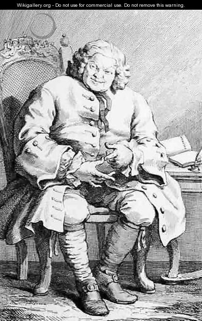 Portrait of Simon Fraser Lord Lovat - William Hogarth
