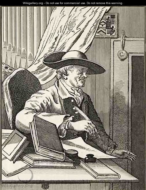 Dr Thomas Morell from The Works of Hogarth - William Hogarth
