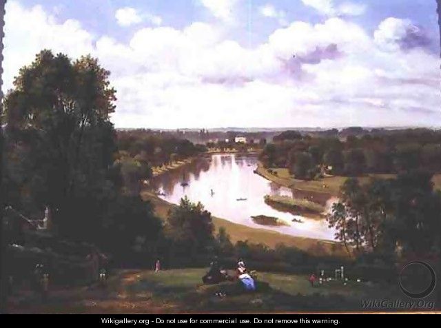 View of the River Thames from Richmond Hill - Thomas Christopher Hofland