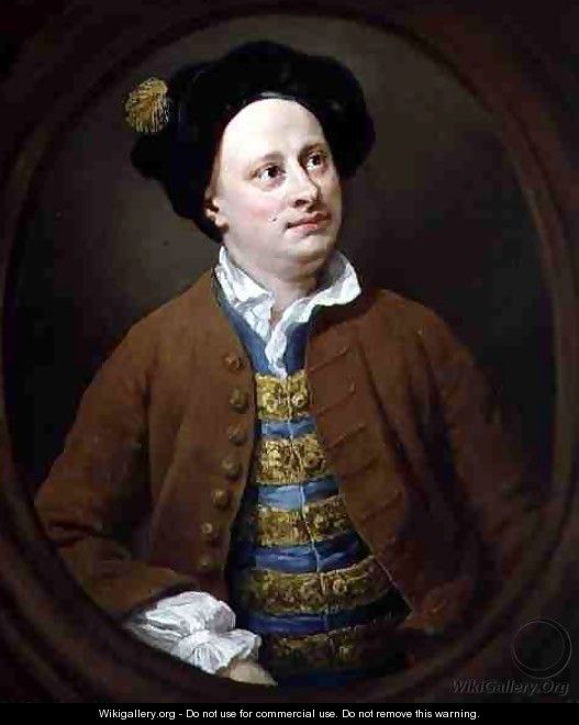Richard James of Middle Temple - William Hogarth