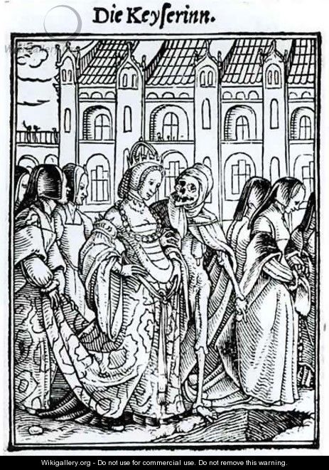 Death and the Empress - (after) Holbein the Younger, Hans