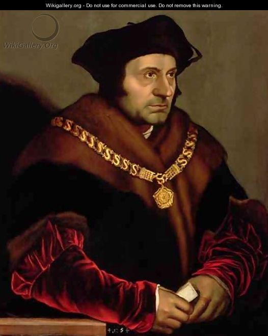Portrait of Sir Thomas More 1478-1535 3 - (after) Holbein the Younger, Hans