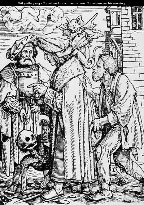 Death and the Councillor - (after) Holbein the Younger, Hans