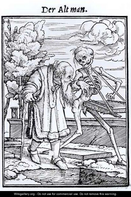 Death and the Old Man - (after) Holbein the Younger, Hans
