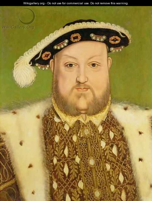 Portrait of Henry VIII 1491-1547 2 - (after) Holbein the Younger, Hans