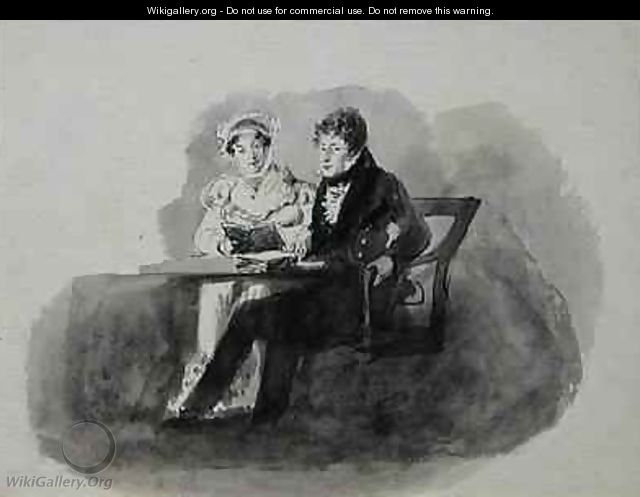 Man and Woman Reading - John Harden