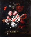 Still life of flowers in an urn 2 - Pieter Hardime