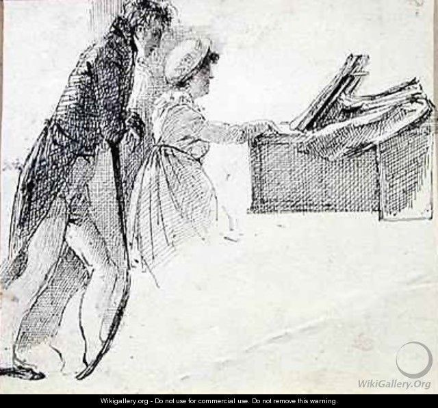 At the Piano - John Harden