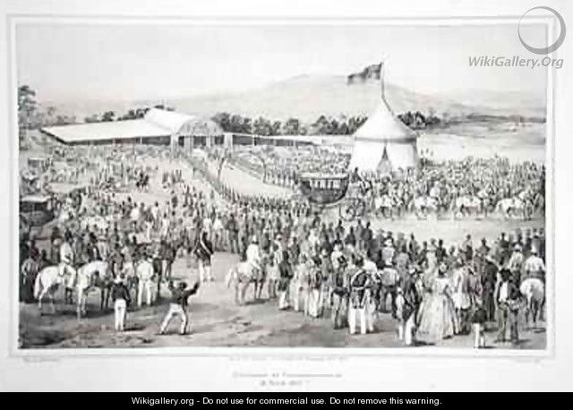 Coronation of General Faustin Soulouque as Emperor of Haiti - (after) Hartmann, A.