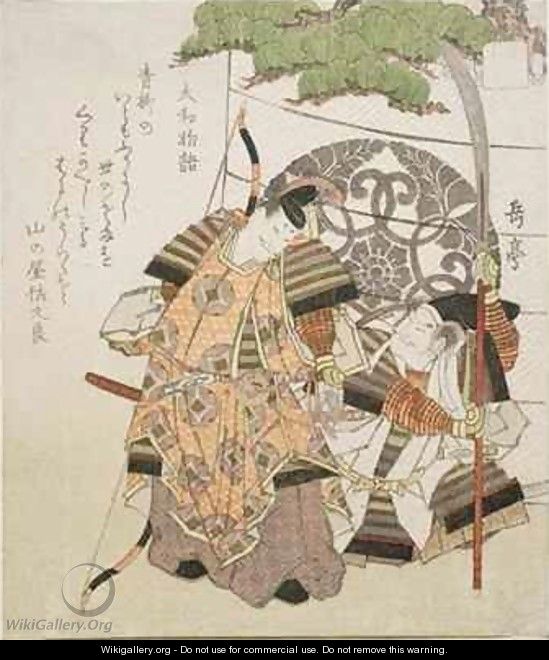 Tales of Yamato from the series Ten Designs of Old Tales - Gakutei Harunobu