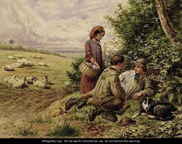 Shepherd Children - Frederick G. Harris