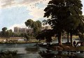 View of Windsor Castle from the playgrounds of Eton College - William Havell