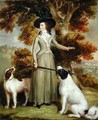 The Countess of Effingham with Gun and Shooting Dogs - George Haugh