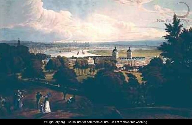 A View of London Taken from Greenwich Park - Robert the Elder Havell