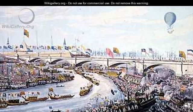 The Opening of New London Bridge - Robert the Elder Havell