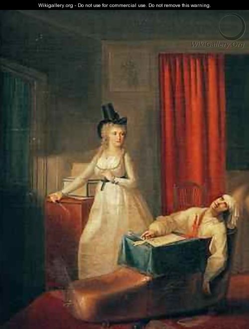The Murder of Marat - Jean-Jacques Hauer
