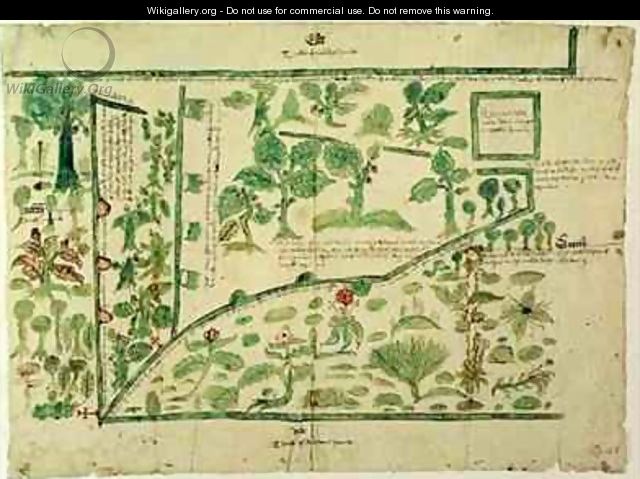 Map Showing Part of the Manor of Shawe Berkshire England - John Hasard